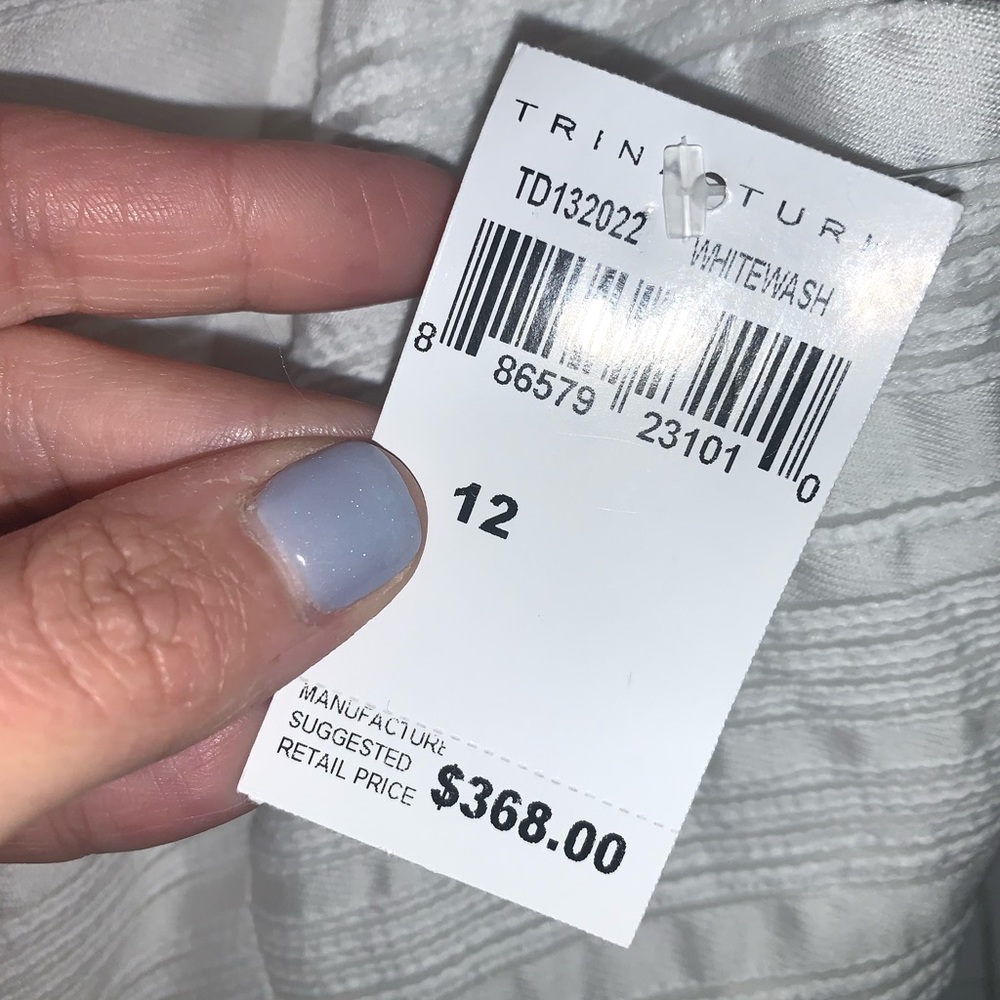 Trina Turk White A-line dress size 12 - Picture 6 of 9